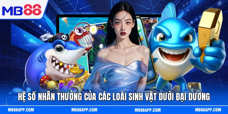 Hệ số nhân thưởng của các loài sinh vật dưới đại dương