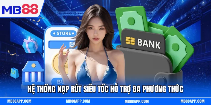 Hệ thống nạp rút siêu tốc hỗ trợ đa phương thức