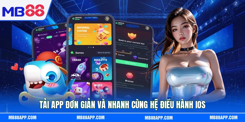 Tải app đơn giản và nhanh cùng hệ điều hành iOS